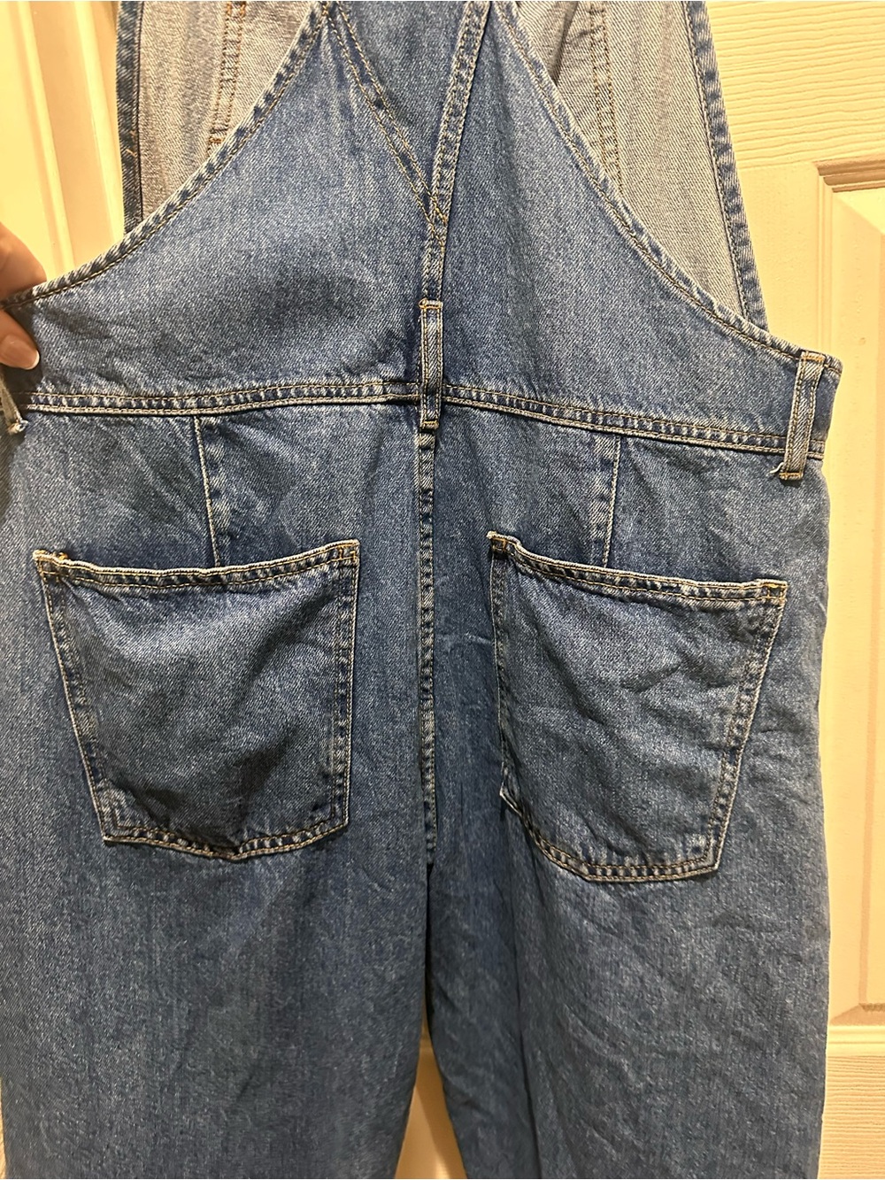 We the free free people Denim Overalls - Classic Blue Women’s Jeans Overalls - Picture 7 of 14